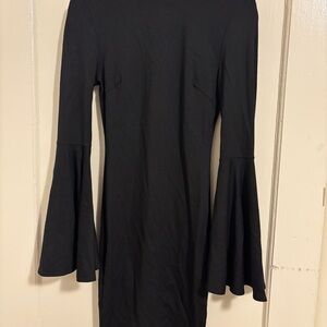 Fashion Nova Black Long Sleeve Dress